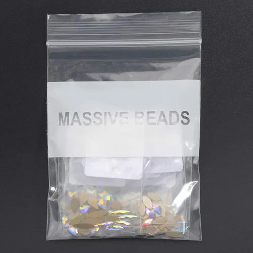 Vista 7 de Massive Beads Gemas de diamantes de imitación de cristal con parte trasera plana mixta para arte de uñas 3D para teléfono DIY