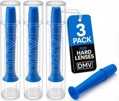 Vista 10 de DMV Removedor para lentes de contacto duros (azul, paquete de 3)