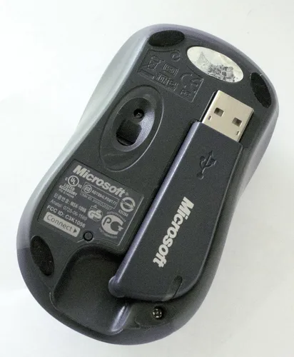 Vista 2 de Microsoft Ratón óptico inalámbrico portátil 3000 - Pizarra