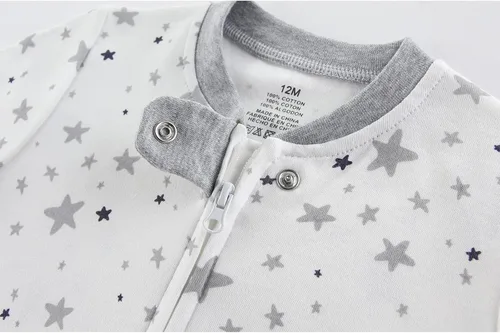 Vista 5 de ZAV Sólido Unisex Bebés Ropa Bebé Niños Niña Pies Monos Algodón Peleles