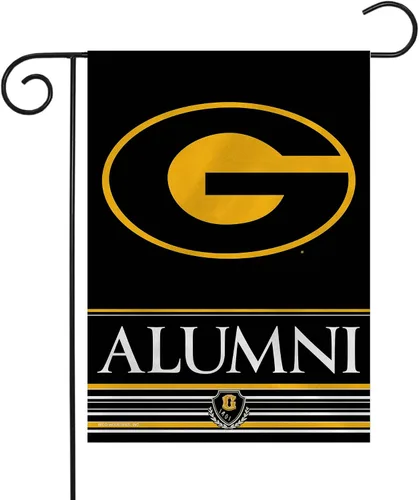 Vista 66 de Rico Industries NCAA Alumni - Bandera de jardín de doble cara de 13 x 18 pulgadas