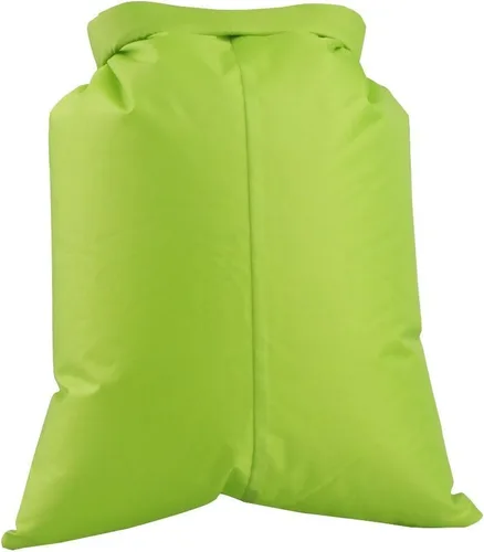 Vista 5 de Juego de 3 bolsas secas impermeables para guardar cosas al aire libre, para kayak, playa, rafting, barco, surf (verde)