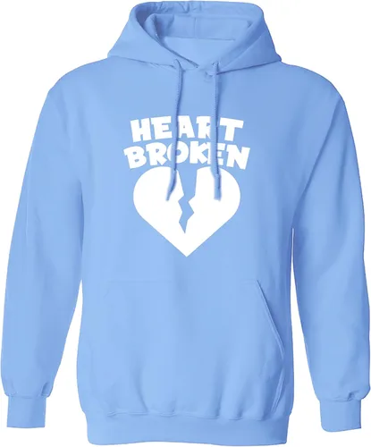 Vista 6 de zerogravitee Sudadera con capucha para adultos con corazón roto Negro