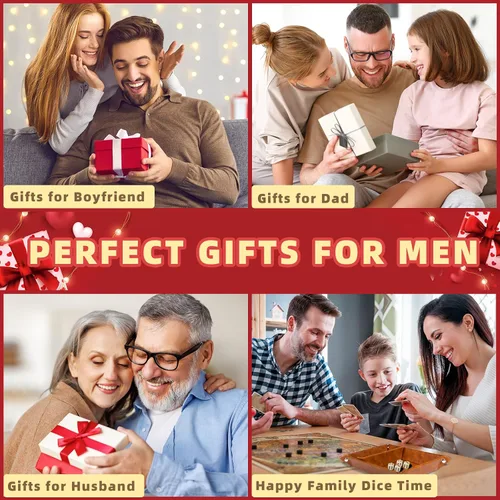 Vista 7 de Bandeja de piel sintética y llavero organizador de almacenamiento de escritorio para hombres, regalos para papá, esposo, él, para el día de San