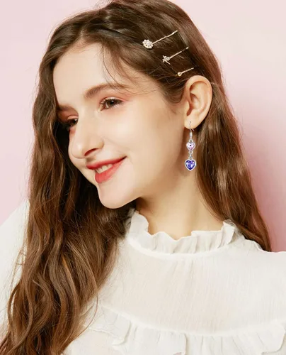 Vista 3 de 243033 Pairs Hypoallergenic Earrings for Girls Sensitive Ears Studs Set - Cute Earrings for Teen Girls - CZ Stud Earrings for Little Girls - Animal