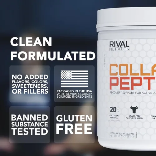 Vista 2 de RIVAL NUTRITION Péptidos de Colágeno 10.58 oz - 15 Serv.