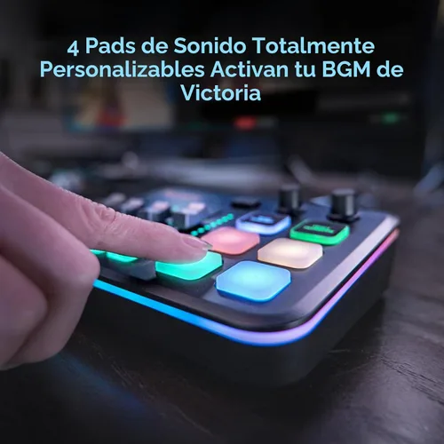 Vista 7 de MAONO Mezclador de audio para juegos G3 con mapa cualquier fuente de audio