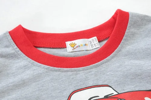 Vista 2 de Pijamas para niños pequeños, ropa de dormir de algodón de 2 piezas, conjunto de pijamas para niños de 2 a 7 años