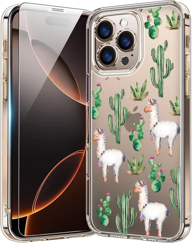 Vista 9 de bicol - Funda protectora a prueba de golpes para iPhone 15 Plus, funda delgada de acrílico transparente y diseños modernos para niña y mujer, 6.7