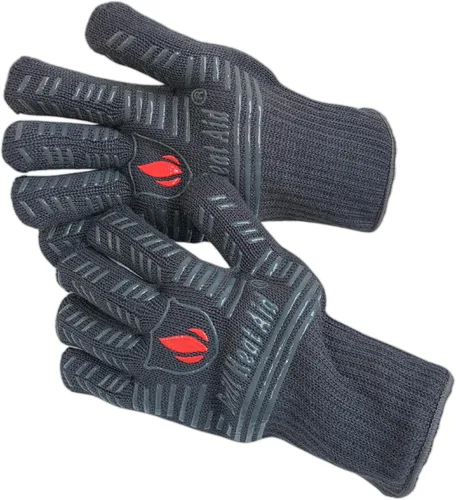 Vista 17 de Guantes de parrilla y barbacoa GRILL HEAT AID para asar y cocinar, Algodón