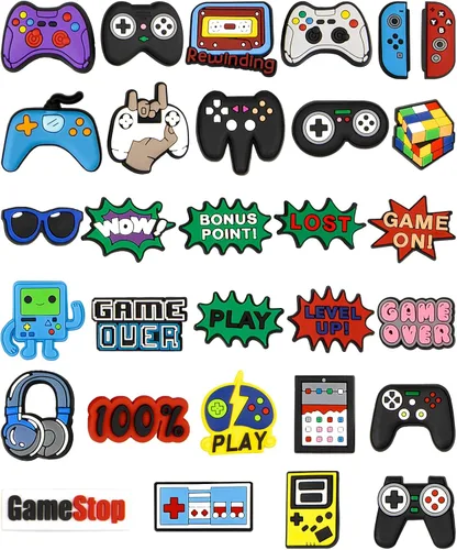 Vista 21 de CUNUEN Cute Charms for Clogs Shoe Decoration Deportes 3D
