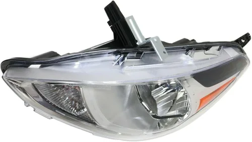 Vista 4 de Faro luz delantera izquierda transparente negro para Nissan Versa