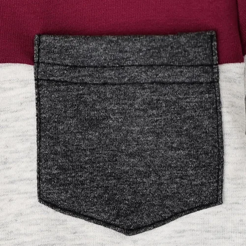 Vista 23 de Ropa de otoño e invierno para bebé, trajes de niño pequeño, sudadera de manga larga, sudadera de retazos y pantalones, 2 piezas, 12 meses a 5 años