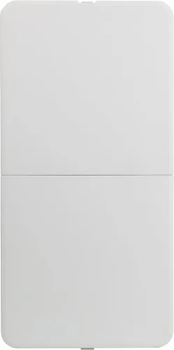 Vista 10 de Flash Furniture Mesa rectangular de plástico plegable de 4 pies con patas ajustables y asa de transporte, mesa de banquete portátil biplegable