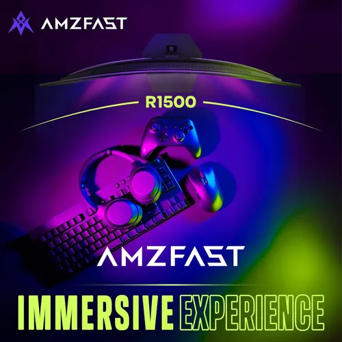 Vista 71 de Amzfast - Monitor de juegos de 24 pulgadas 180Hz 200Hz FHD 1080p, monitor de computadora, sincronización adaptativa de 1 ms, 3000:1, pantalla HDR