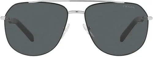 Vista 2 de Prada PR 59WS - Lentes de sol para hombre color plateadonegrogris oscuro 60 PlateadoNegro