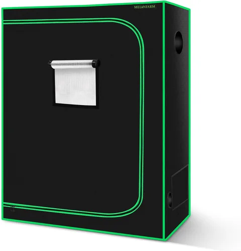 Vista 11 de Tienda de campaña pequeña para aerogarden, 18 x 18 x 36 pulgadas, sistema de cultivo hidropónico, lona Mylar de diamante 600D altamente reflectante