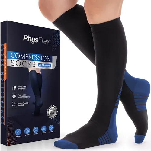 Vista 13 de Compression Socks for Women & Men 20-30 mmHg – Circulation Support for Nurses, Travel, Flight, Running & Everyday Wear