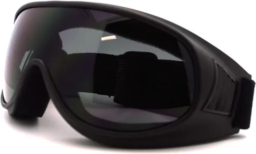Vista 3 de Gafas de lente antivaho a prueba de roturas estrechas estilo retro Cafe Racer