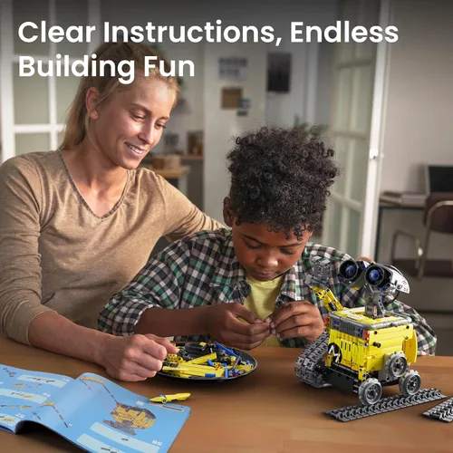 Vista 7 de Sillbird STEM Robot Kit de construcción con control remoto, regalos para niños de 8 a 13 años Coding Robotic Set, Educational Birthday Gifts