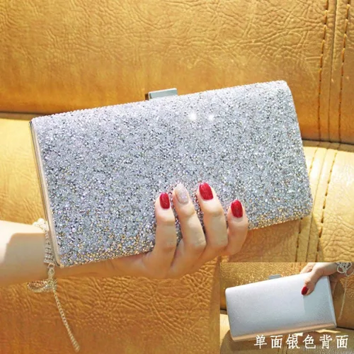 Vista 2 de Bolsos de mano de noche para mujer, bolso de mano de noche para fiesta, boda formal