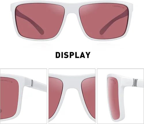 Vista 3 de MERRYS - Gafas de sol polarizadas para hombre y mujer para pesca al aire libre