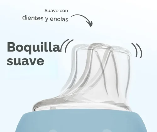 Vista 5 de NUK First Choice - Vaso para aprender 2.0, 5 onzas, con asas, a prueba de derrames, a prueba de fugas, vaso con popote suave, paquete de 2