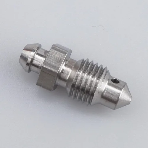 Vista 6 de AC PERFORMANCE -3 AN Tornillos de purga de rosca de acero inoxidable 3/8 x 24 para pinza de freno y embrague