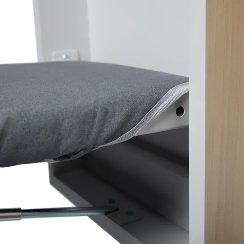 Vista 6 de TIVIT - Funda para tabla de planchar para tablas de planchar Handi-Press Iron-A-Way para montar en la pared, correas ajustables de 42 a 46 pulgadas