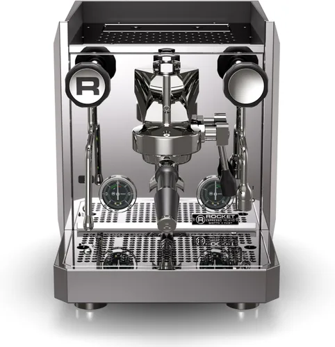 Vista 2 de Rocket Espresso Giotto FAST V - Máquina de café expreso, bomba vibratoria, intercambiador de calor, control de temperatura PID, cromado Cromo