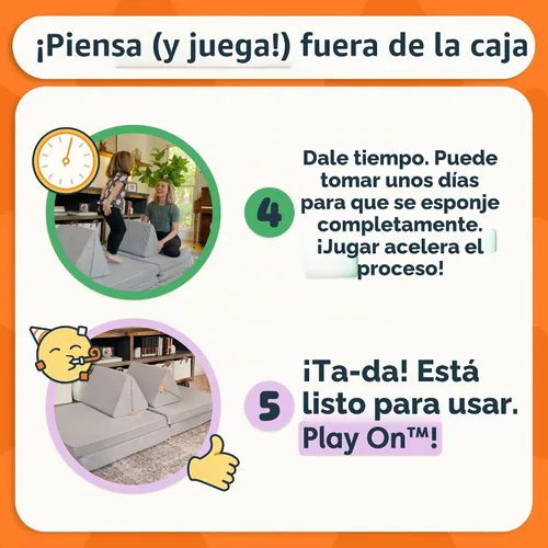 Vista 9 de Nugget - El sofá de juego original para niños - Sofá infantil modular