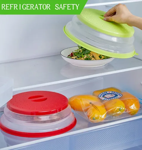 Vista 7 de Cubierta contra salpicaduras de microondas para alimentos, protector contra salpicaduras de cocina Micowave, tapa a prueba de platos, apta