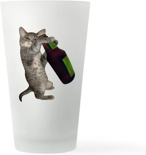 Vista 13 de CafePress Otro Black Cat - Vaso de pinta, 16 onzas Transparente - Otro vaso de pinta de gato negro