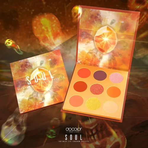 Vista 6 de Docolor - Paleta de sombras de ojos de piedras preciosas, paleta de maquillaje