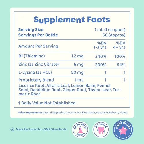 Vista 7 de JoySpring Potenciador de apetito para niños a partir de 3 años Aumento de peso natural con L-lisina y vitaminas B Potenciador del apetito