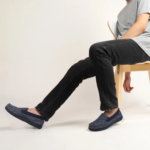 Vista 2 de RockDove SILVADUR - Pantuflas antiolor para hombre, 8