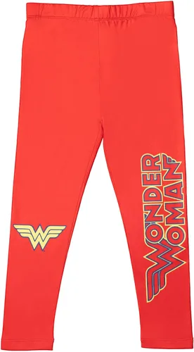 Vista 2 de DC Comics Justice League Batgirl Supergirl Wonder Woman Girls - Paquete de 4 pantalones para niños pequeños a niños grandes