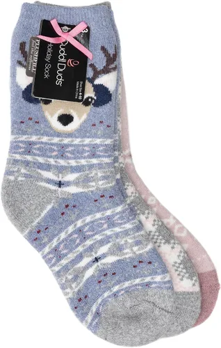 Vista 2 de Cuddl Duds Calcetines de salón súper suaves para mujer