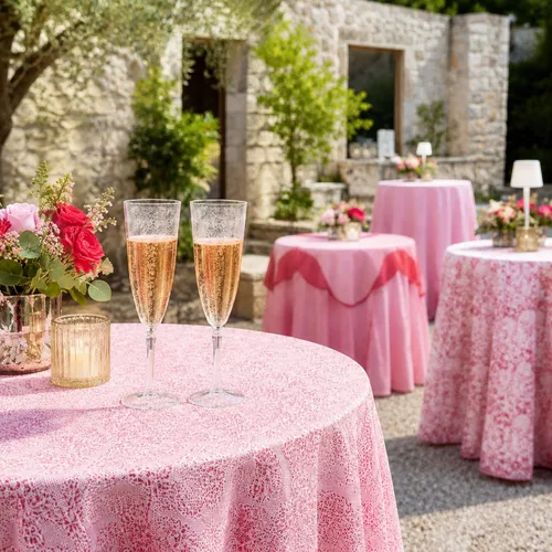 Vista 4 de Restaurantware Copas de champán de plástico de 4 onzas, 20 vasos altos de mimosa, detalle de encaje desechable, copas de champán desechables