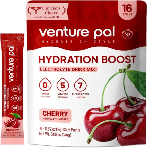Vista 11 de Venture Pal Paquete sin azúcar del electrolito, polvo líquido