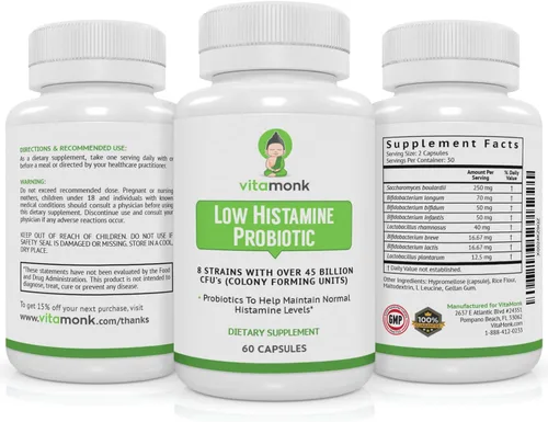 Vista 8 de VitaMonk Probióticos bajos en histamina para la intolerancia a la histamina
