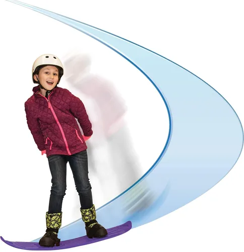 Vista 9 de Geospace The Original Sledsterz Tabla de Nieve para Niños Principiantes - Viene en Varios Colores: Rojo, Azul o Verde (Tabla de Nieve Surtida Única)