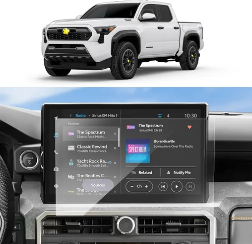 Vista 11 de SKTU Accesorios Tundra 2023 2024 2025 2026 Protector de pantalla para Toyota Tundra 2022-2026/Toyota Sequoia 2023-2026 14 pulgadas Navigation Toyota