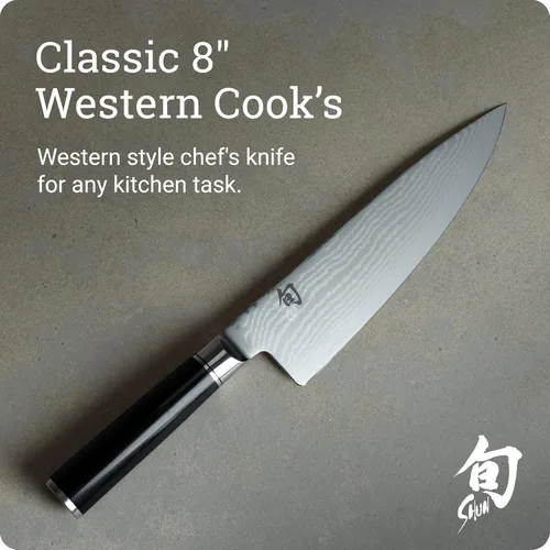 Vista 2 de Shun DM0766 - Cuchillo de chef Western clásico de 8 pulgadas