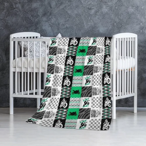 Vista 34 de Manta de forro polar suave para regalo de motocicletas de motocross, manta acogedora de franela, aire acondicionado, 50x40 pulgadas para niños