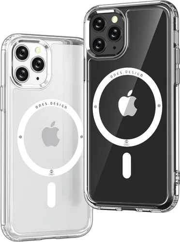 Vista 67 de ONES Funda delgada transparente para iPhone 8 Plus/7 Plus, PC + TPU híbrido, protección contra caídas de grado militar [antiamarillamiento], funda
