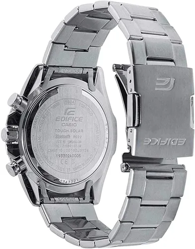 Vista 2 de Casio Edifice - Reloj para hombre con cronógrafo de acero inoxidable superdelgado EQB1000XD-1A Casual
