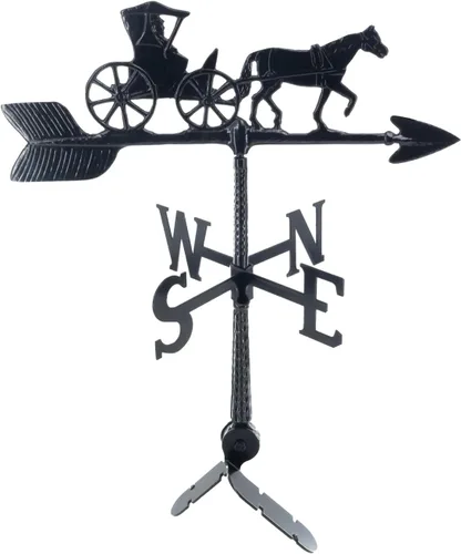 Vista 9 de Montague Metal Products Veleta de 24 pulgadas con adorno cardenal