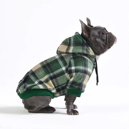 Vista 73 de Spark Paws Sudadera con capucha para perro, suéter de primera calidad para perros pequeños, medianos y grandes Trajes cálidos para bulldogs
