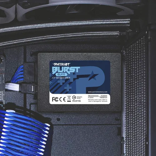 Vista 5 de Patriot Burst Elite 120GB SSD interno - SATA 3 2.5" - Unidad de estado sólido - PBE120GS25SSDR